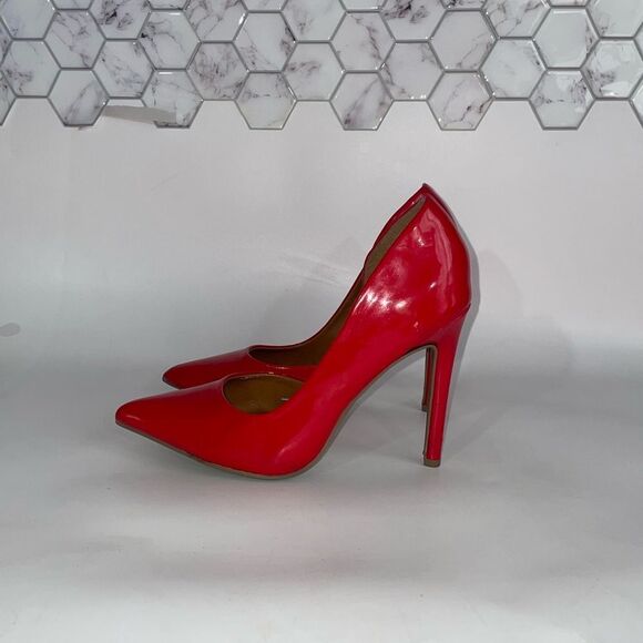 Steve Madden Daisies Red Women's Heels 6M - Picture 4 of 7